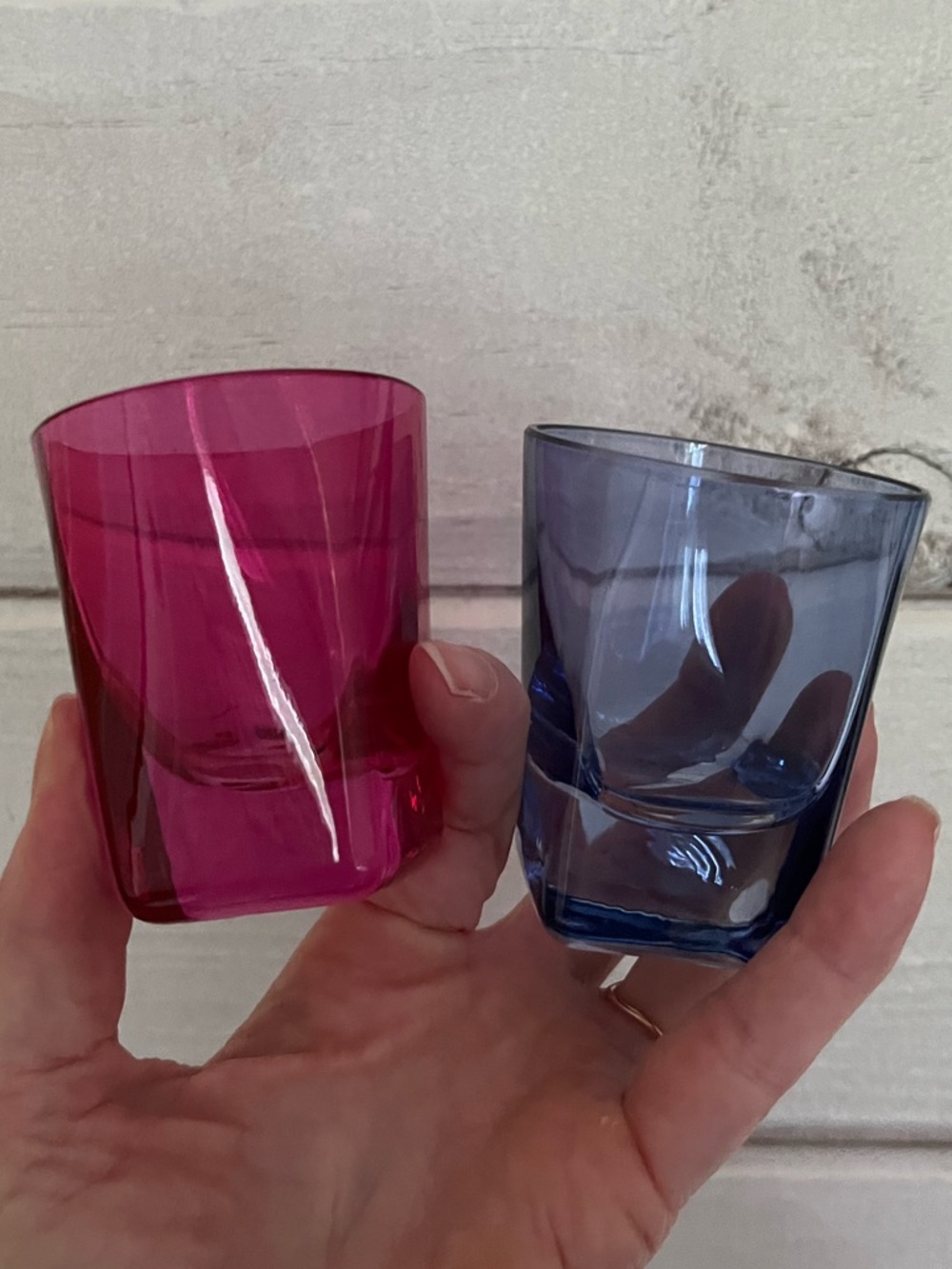 Estelle glassware shot glasses - set of 2 NIB